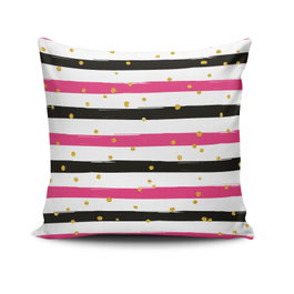 Aberto Design NKLF-294 Funda de Cojín 43x43 cm, 50% Algodón / 50% Poliéster, Cierre Cremallera Oculta, Lavable